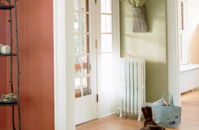 colorhouse green entry interior architectural image