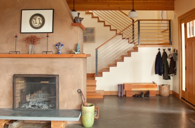 colorhouse interior hearth architectural image