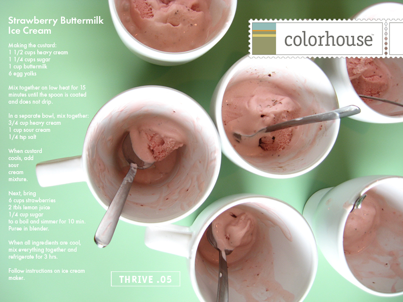 colorhouse strawberry ice cream recipe