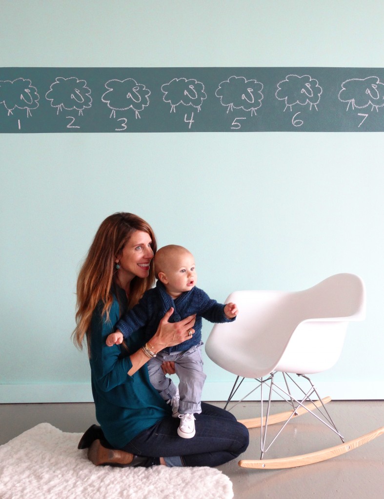 Colorhouse low odor, zero VOC paint WOOL .05 blue nursery DIY
