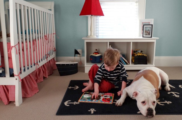 Colorhouse People in Their Spaces - Cal & Reece - blue boy's room