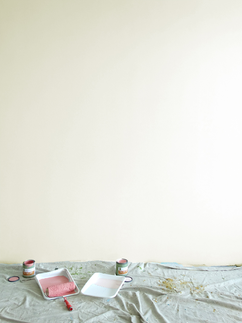 Colorhouse Pink Ombre Nursery DIY paint project - girl's nursery idea