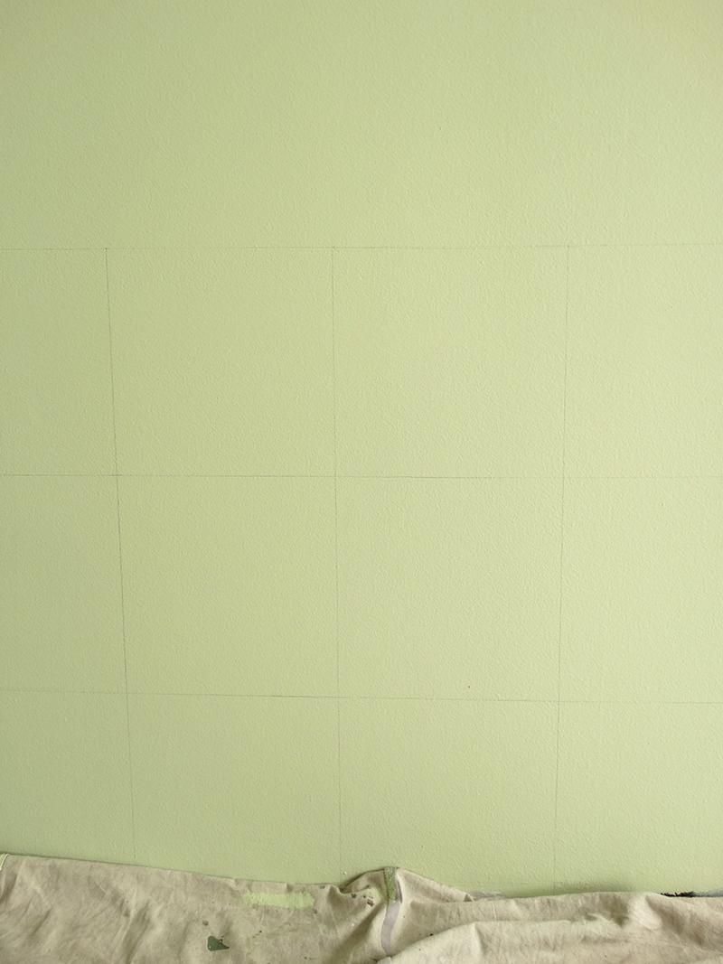 Colorhouse Chevron DIY paint project - monochromatic paint idea for your home