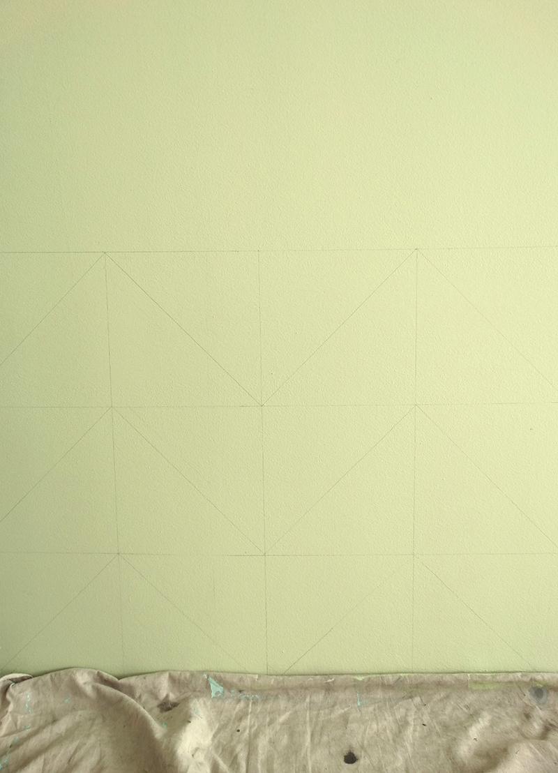 Colorhouse Chevron DIY paint project - monochromatic paint idea for your home