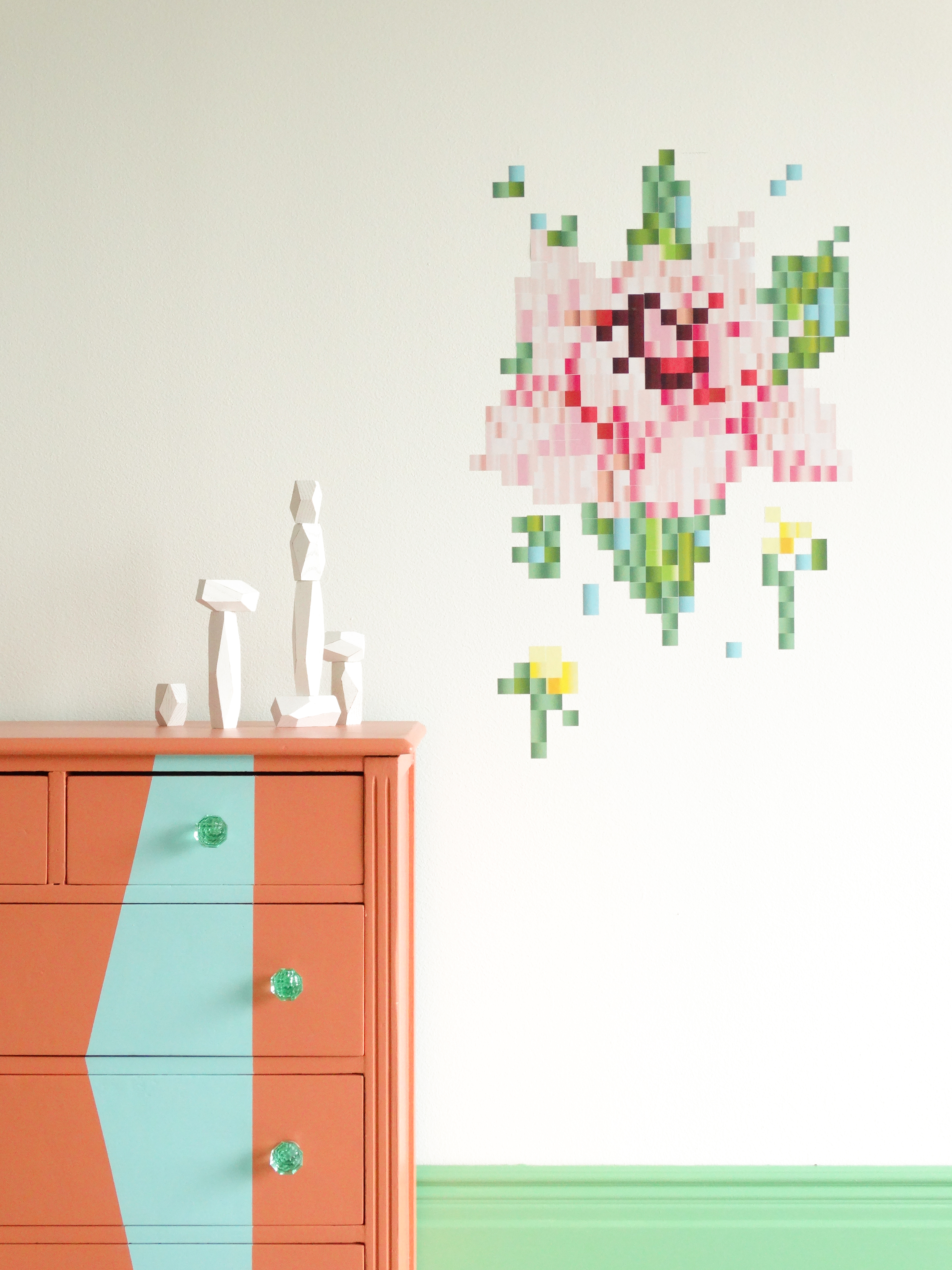 Colorhouse DIY Nursery and painted dresser