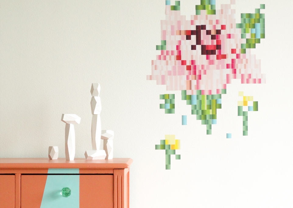Colorhouse Color Trend - Bloom - DIY painting technique on furniture
