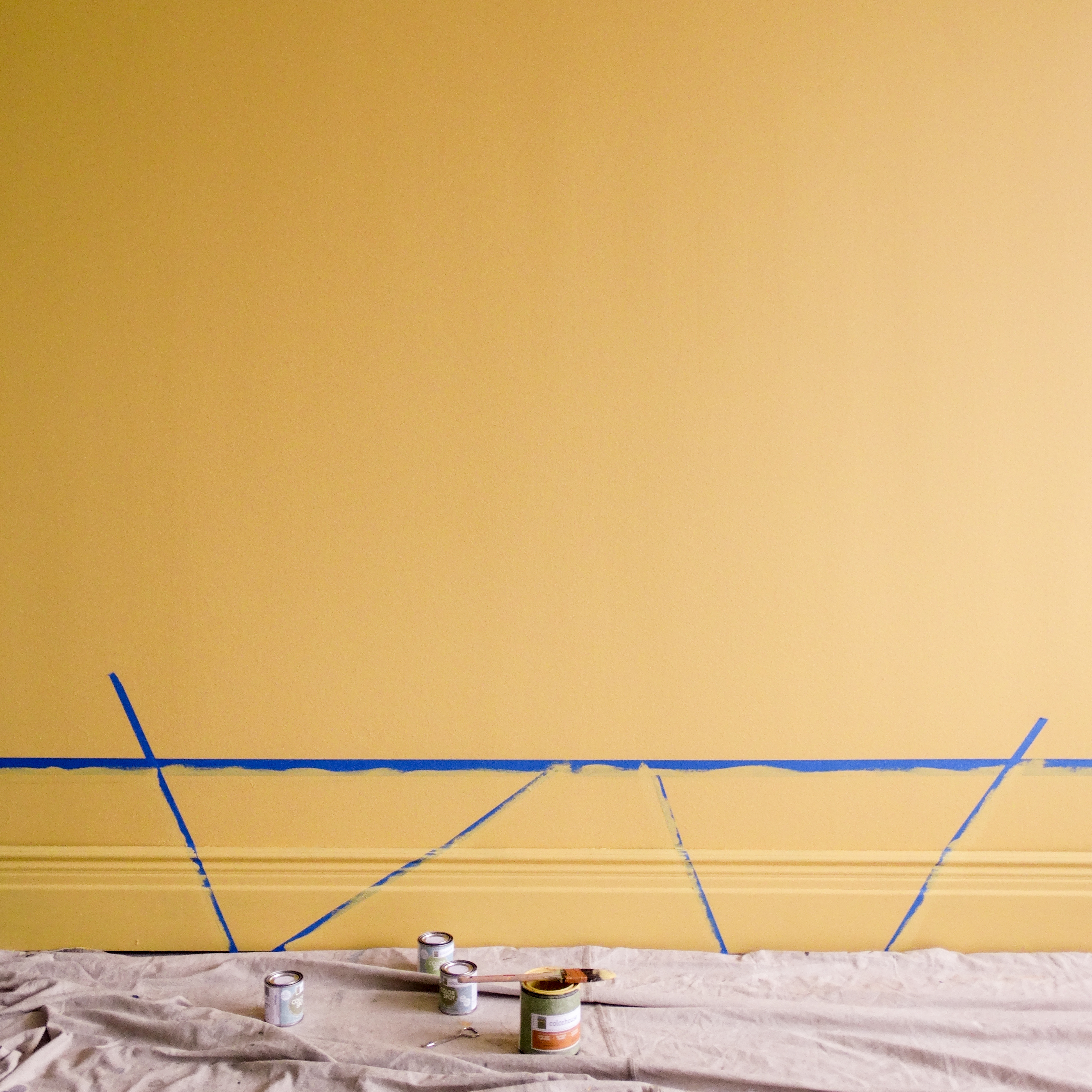 MAKE THIS: Triangle Trim - painting DIY project by Colorhouse