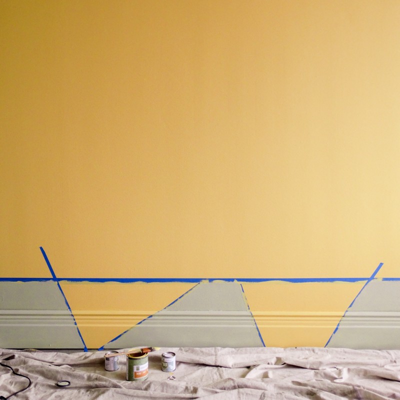 MAKE THIS: Triangle Trim - painting DIY project by Colorhouse