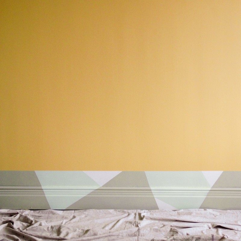 MAKE THIS: Triangle Trim - painting DIY project by Colorhouse