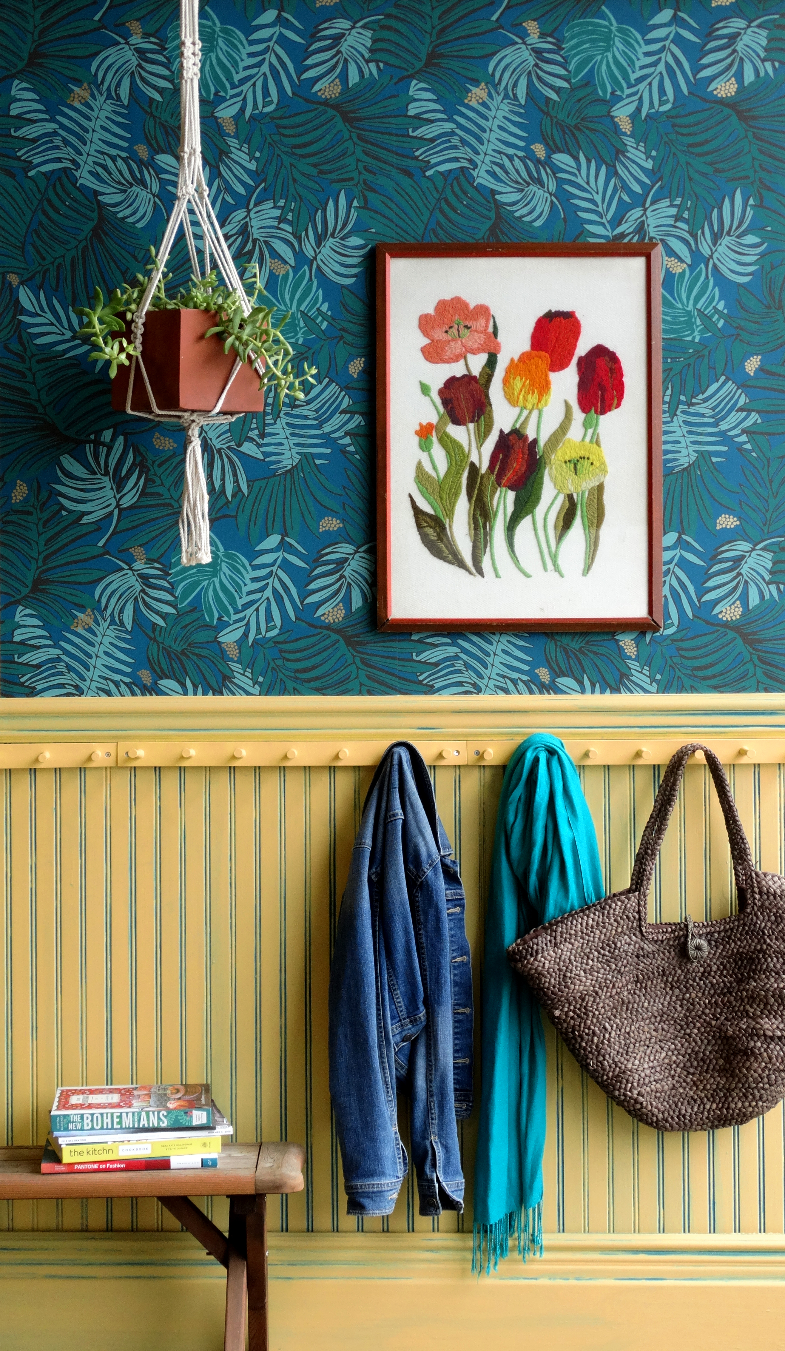 MAKE THIS: Distressed Wainscoting - painting DIY project by Colorhouse