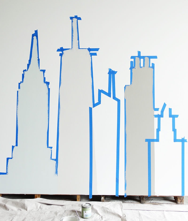 Colorhouse Neutral Nurseries - City Mural DIY Project
