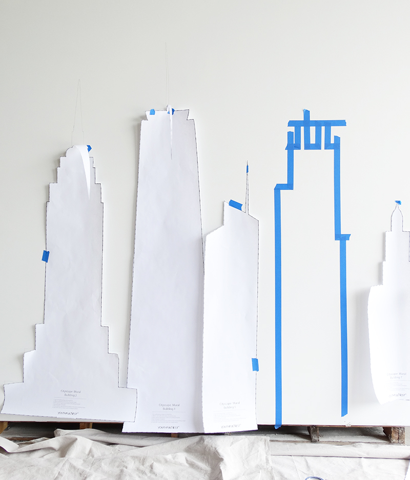 Colorhouse Neutral Nurseries - City Mural DIY Project
