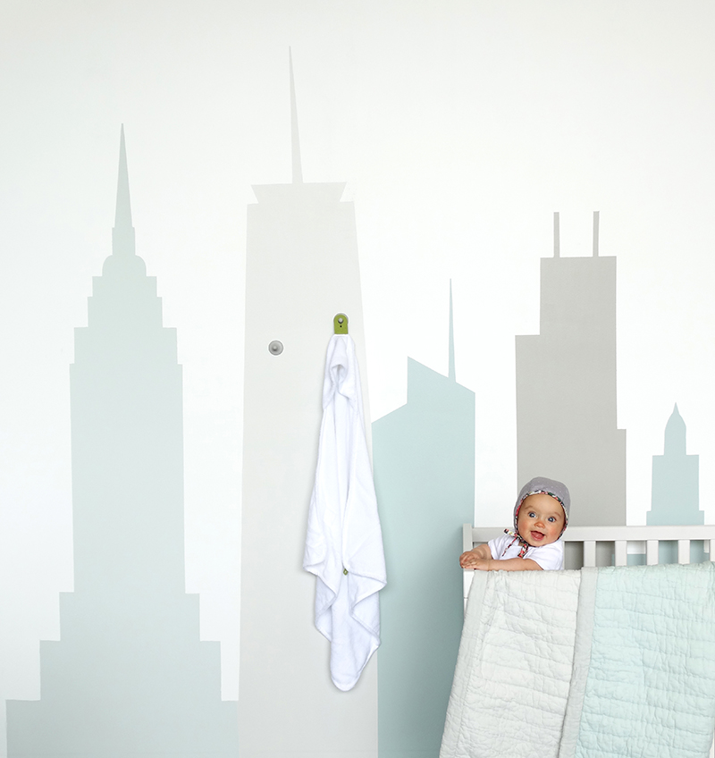 Colorhouse Neutral Nurseries - City Mural DIY Project