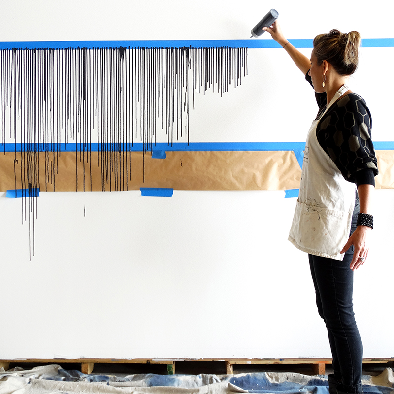 Colorhouse paint DIY project - MAKE THIS: Drip Wall