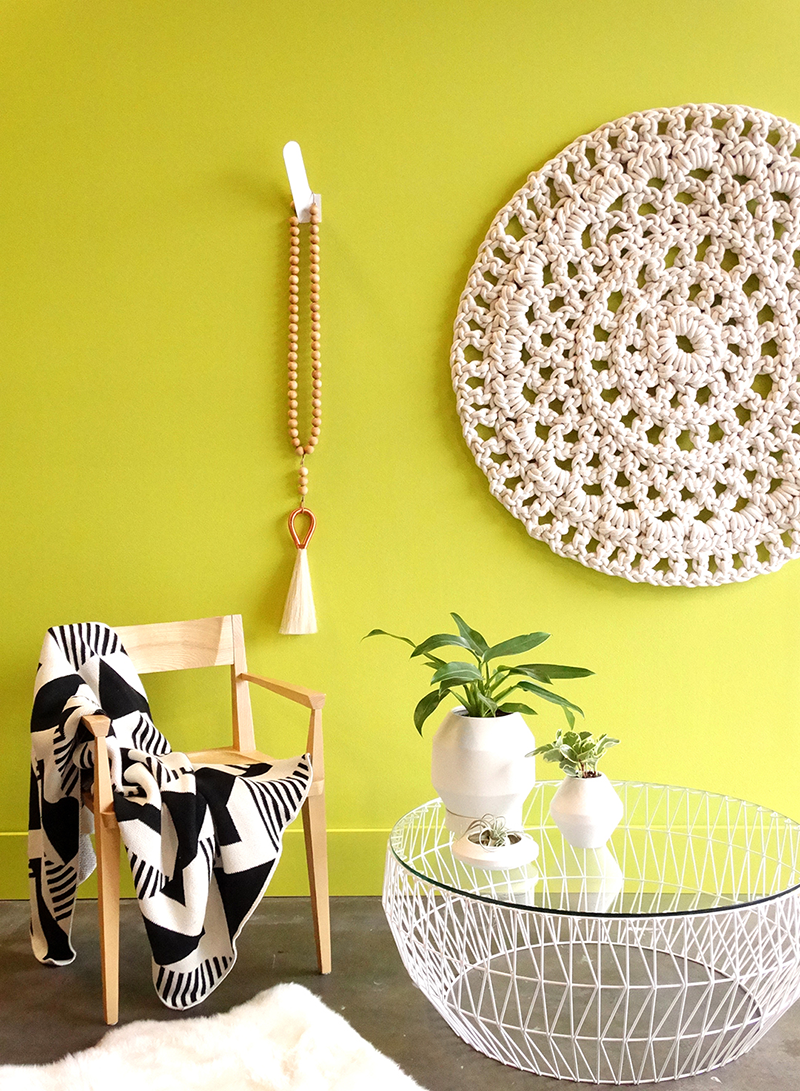 Colorhouse 2017 Color of the Year: Almost Ripe, room designed by Woonwinkel