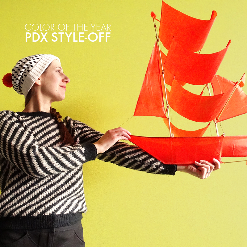 Colorhouse 2017 Color of the Year: Almost Ripe, room designed by Woonwinkel