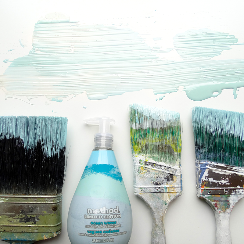 Colorhouse DIY Project - Subtle Ombre - Collaboration with Method