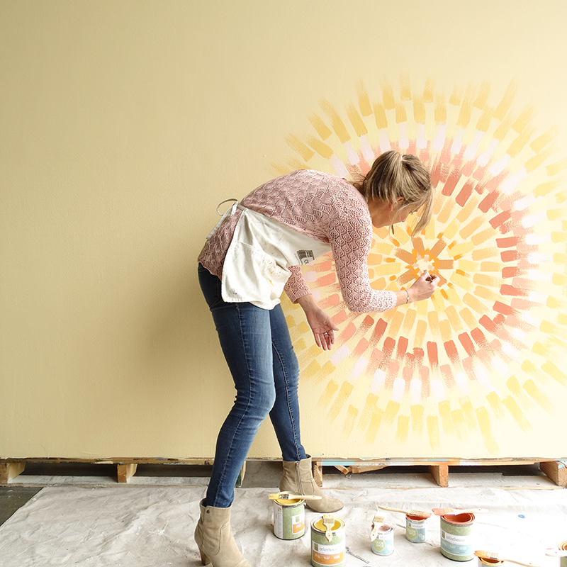 Colorhouse DIY Project - Brushstroke Bloom - Collaboration with Method