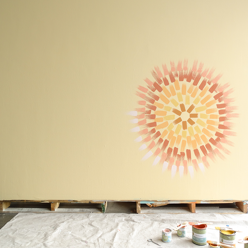 Colorhouse DIY Project - Brushstroke Bloom - Collaboration with Method