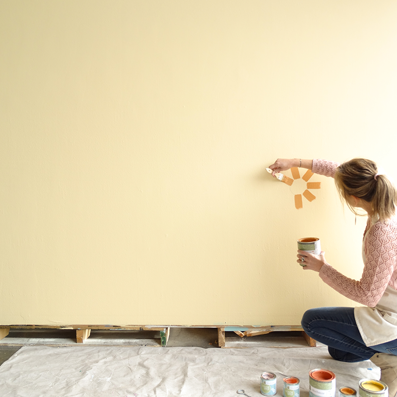 Colorhouse DIY Project - Brushstroke Bloom - Collaboration with Method