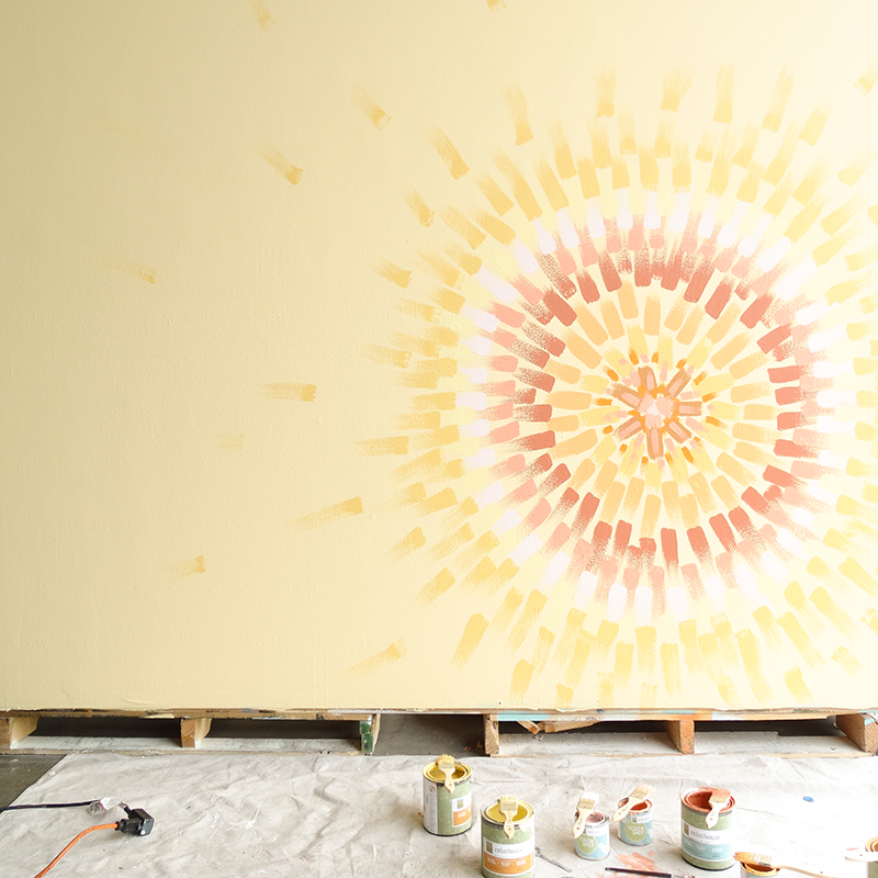 Colorhouse DIY Project - Brushstroke Bloom - Collaboration with Method