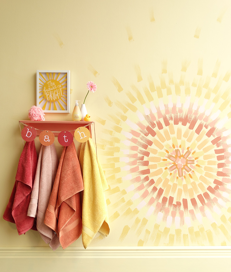 Colorhouse DIY Project - Brushstroke Bloom - Collaboration with Method