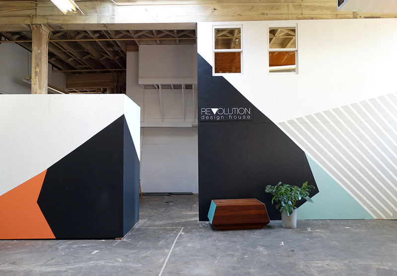 Makeover: Transforming the Revolution Design House studio with Colorhouse paint. Photo by Colorhouse.
