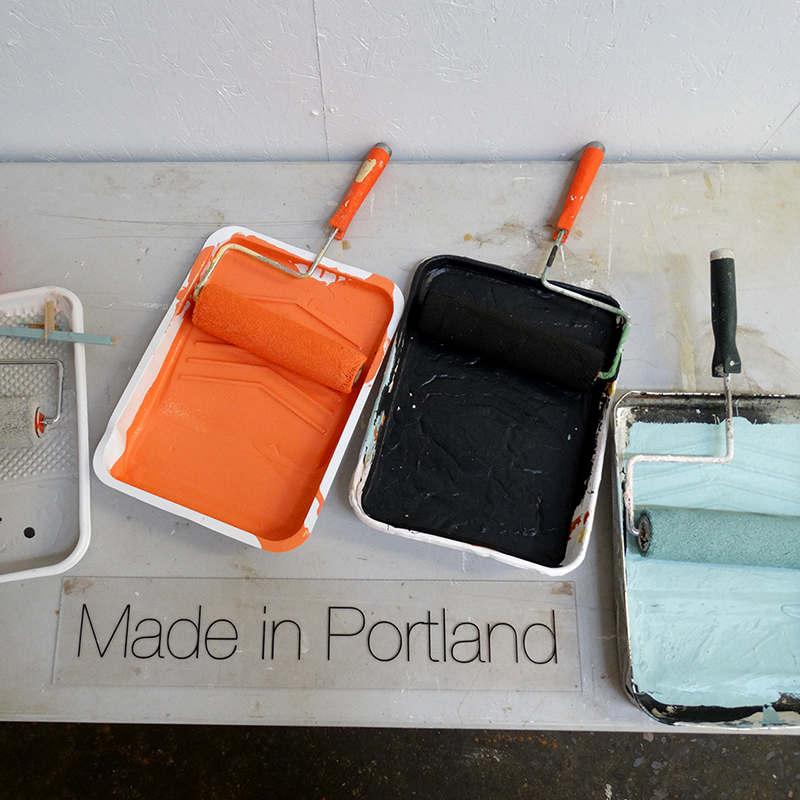 Makeover: Transforming the Revolution Design House studio with Colorhouse paint. Photo by Colorhouse.