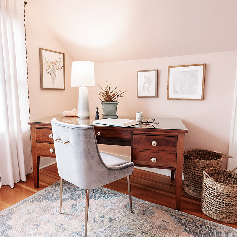 Colorhouse paint color Blossom by Arhaus. Photo by Colorhouse paint.