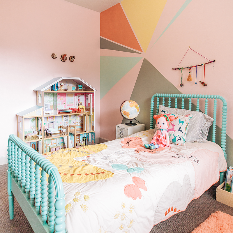 MAKE THIS: Spring Kid's Mural by Colorhouse paint