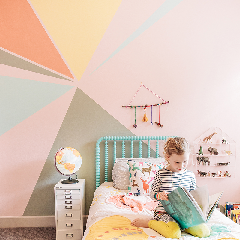 MAKE THIS: Spring Kid's Mural by Colorhouse paint