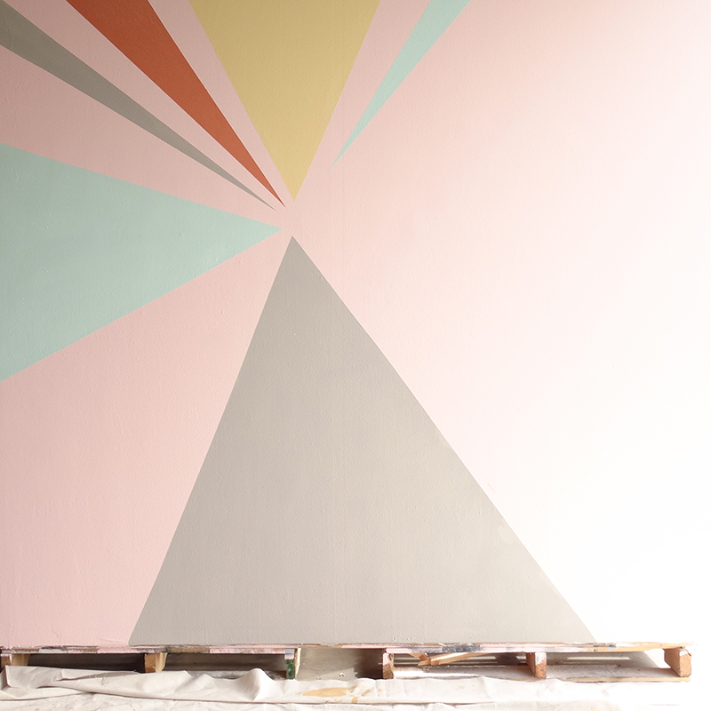 MAKE THIS: Spring Kid's Mural by Colorhouse paint