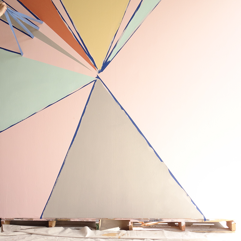 MAKE THIS: Spring Kid's Mural by Colorhouse paint