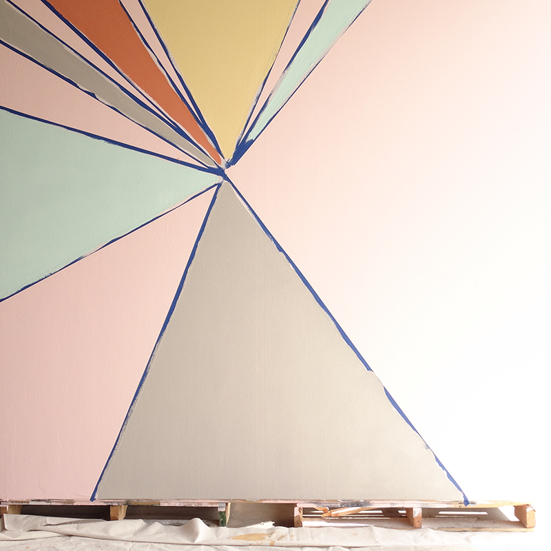MAKE THIS: Spring Kid's Mural by Colorhouse paint