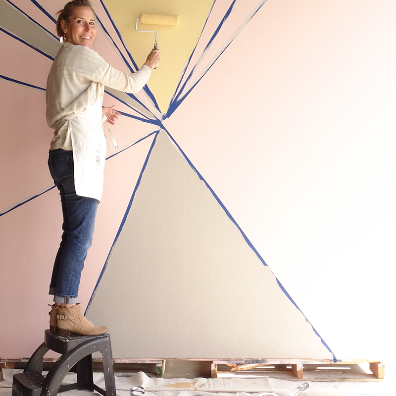 MAKE THIS: Spring Kid's Mural by Colorhouse paint